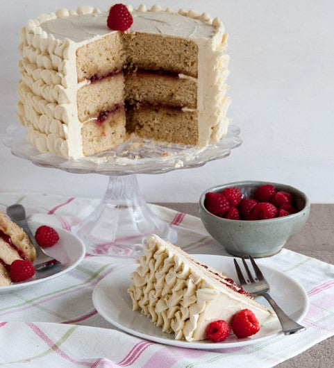 Raspberry Earl Grey Cake